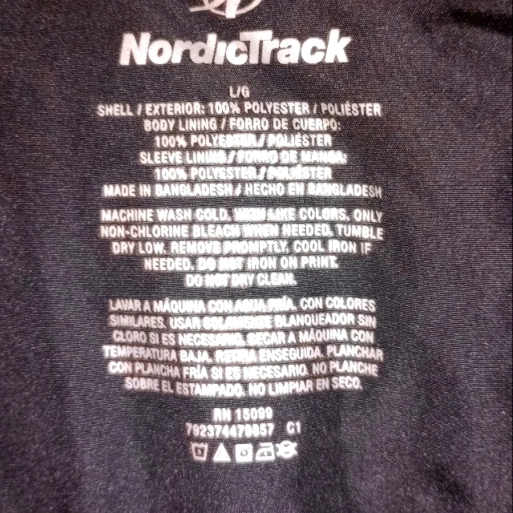 Nordic Track Light‎ Jacket sz. Large